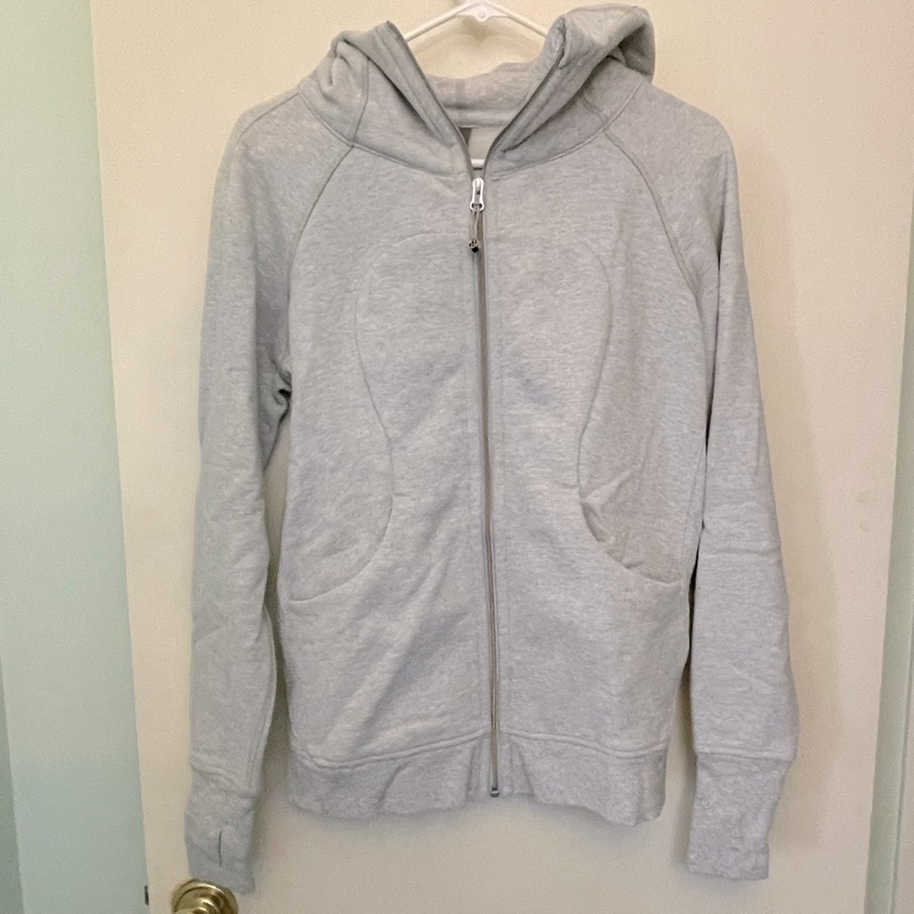 Grey Lululemon Scuba Hoodie